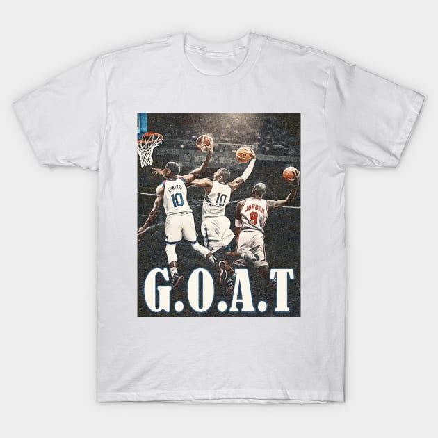 Anthony Edwards G.O.A.T T-Shirt by Kaine Ability
